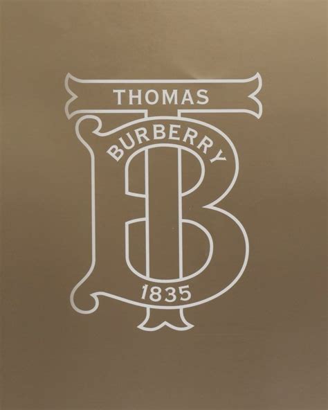 what does burberry tb stand for|thomas Burberry tb initials.